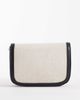 Glamorous Glamorous contrast raffia crossbody bag in monchrome-Multi - 3