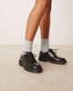 Glamorous Glamorous derby lace-up shoes in black - 1