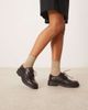 Glamorous Glamorous derby lace-up shoes in brown - 1