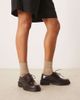 Glamorous Glamorous derby lace-up shoes in brown - 4