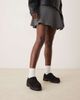 Glamorous Glamorous Derby shoes in black microsuede - 4
