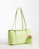 Glamorous Glamorous faux leather shoulder bag in lime green - 2