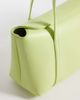 Glamorous Glamorous faux leather shoulder bag in lime green - 3