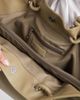 Glamorous Glamorous faux leather tote bag with knot detail in olive green - 3