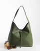 Glamorous Glamorous faux leather tote in olive green - 2