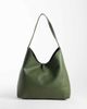Glamorous Glamorous faux leather tote in olive green - 4