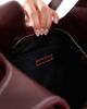 Glamorous Glamorous faux suede shoulder tote bag in burgundy-Red - 3