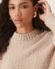 Glamorous Glamorous fitted boxy knit sweater in oatmeal-Neutral - 3