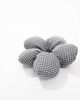 Glamorous Glamorous flower hair scrunchie in black and white gingham-Multi - 2