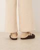 Glamorous Glamorous fluffy slip on mules in expresso-Brown - 4