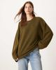 Glamorous Glamorous fluted sleeve sweater in khaki green - 1