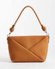 Glamorous Glamorous folded detail shoulder bag in tan-Brown - 1