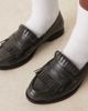 Glamorous Glamorous fringed loafers in black - 2