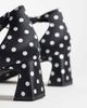 Glamorous Glamorous heeled mary janes in black and white polka dots - 2