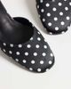 Glamorous Glamorous heeled mary janes in black and white polka dots - 4