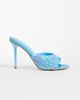Glamorous Glamorous heeled sandals with sequins in blue - 1