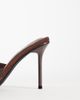 Glamorous Glamorous heeled sandals with sequins in brown - 4