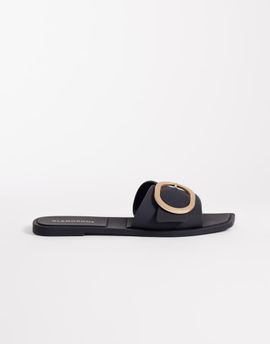 Glamorous Glamorous jelly buckle sandals in black