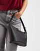 Glamorous Glamorous large woven shoulder bag in black - 4