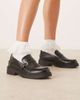 Glamorous Glamorous loafers with buckle details in black - 1