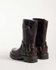 Glamorous Glamorous mid-ankle height moto boots in brown - 2