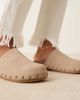 Glamorous Glamorous mule clogs with studs in taupe-Neutral - 4