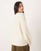 Glamorous Glamorous oversized baggy fit knit sweater in ecru-White - 4