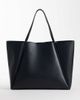 Glamorous Glamorous oversized faux leather tote in black - 1