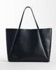 Glamorous Glamorous oversized faux leather tote in black - 4
