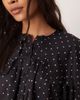 Glamorous Glamorous oversized ruffle blouse in black/pink polka dot - part of a set - 3