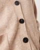 Glamorous Glamorous oversized v neck cardigan in heathered pink beige-Neutral - 3