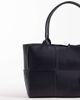 Glamorous Glamorous oversized woven tote bag in black - 3