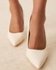 Glamorous Glamorous point high heeled pumps in white - 4
