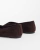 Glamorous Glamorous pointed toe ruched ballet flats in brown faux suede - 4