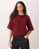 Glamorous Glamorous short sleeve knit top in red - 1