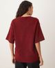 Glamorous Glamorous short sleeve knit top in red - 2