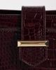 Glamorous Glamorous shoulder bag in burgundy croc embossed-Red - 3