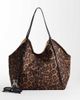 Glamorous Glamorous slouchy leopard print tote bag in brown - 2