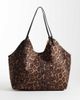Glamorous Glamorous slouchy leopard print tote bag in brown - 4