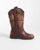 Glamorous Glamorous square toe cowboy knee boots in brown - 1