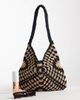 Glamorous Glamorous straw raffia tote bag in monochrome-Multi - 2