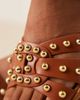 Glamorous Glamorous studded flat sandals in tan-Brown - 4
