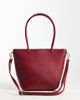 Glamorous Glamorous textured shoulder bag in dark cherry - 4