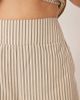 Glamorous Glamorous thick waistband pull on pants in white and blue stripes - part of a set-Multi - 3