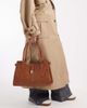 Glamorous Glamorous top handle bowler bag in tan-Brown - 1