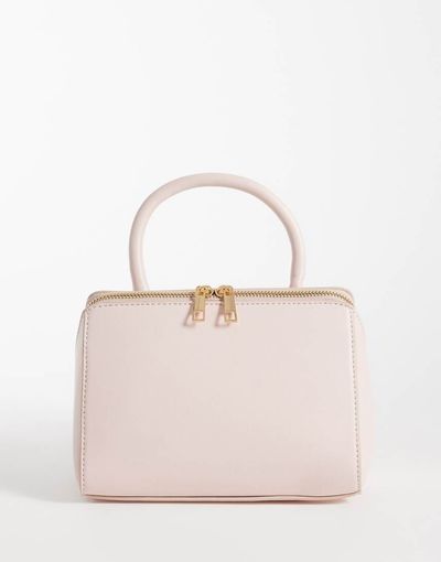 Glamorous Glamorous top handle box bag in baby pink