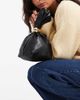 Glamorous Glamorous top handle bucket bag with hardware detail in black - 1