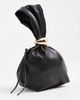 Glamorous Glamorous top handle bucket bag with hardware detail in black - 2