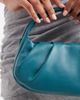 Glamorous Glamorous top handle grab bag in teal-Green - 3