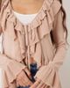 Glamorous Glamorous waterfall cardigan in beige-Neutral - 2